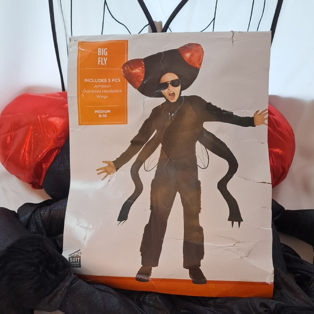 Big Fly Men's Halloween Costume - Black and Red